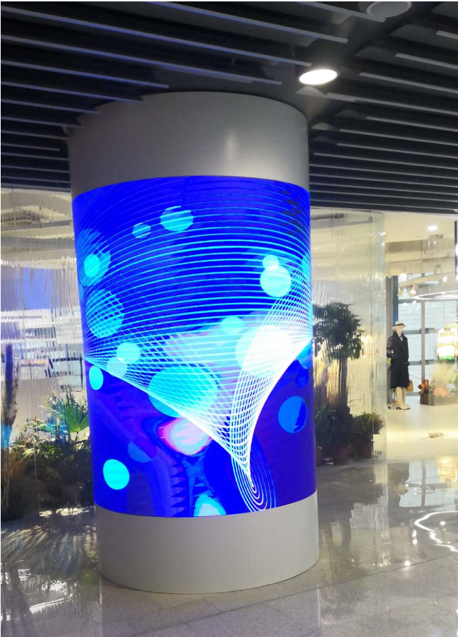 P2.0常规室内软模LED显示屏-北京芳草地购物中心